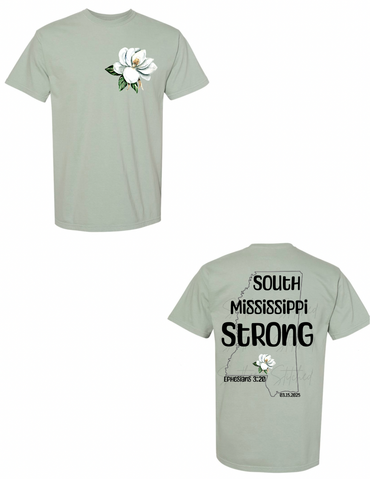 South MS Strong Comfort Colors S-XL Magnolia