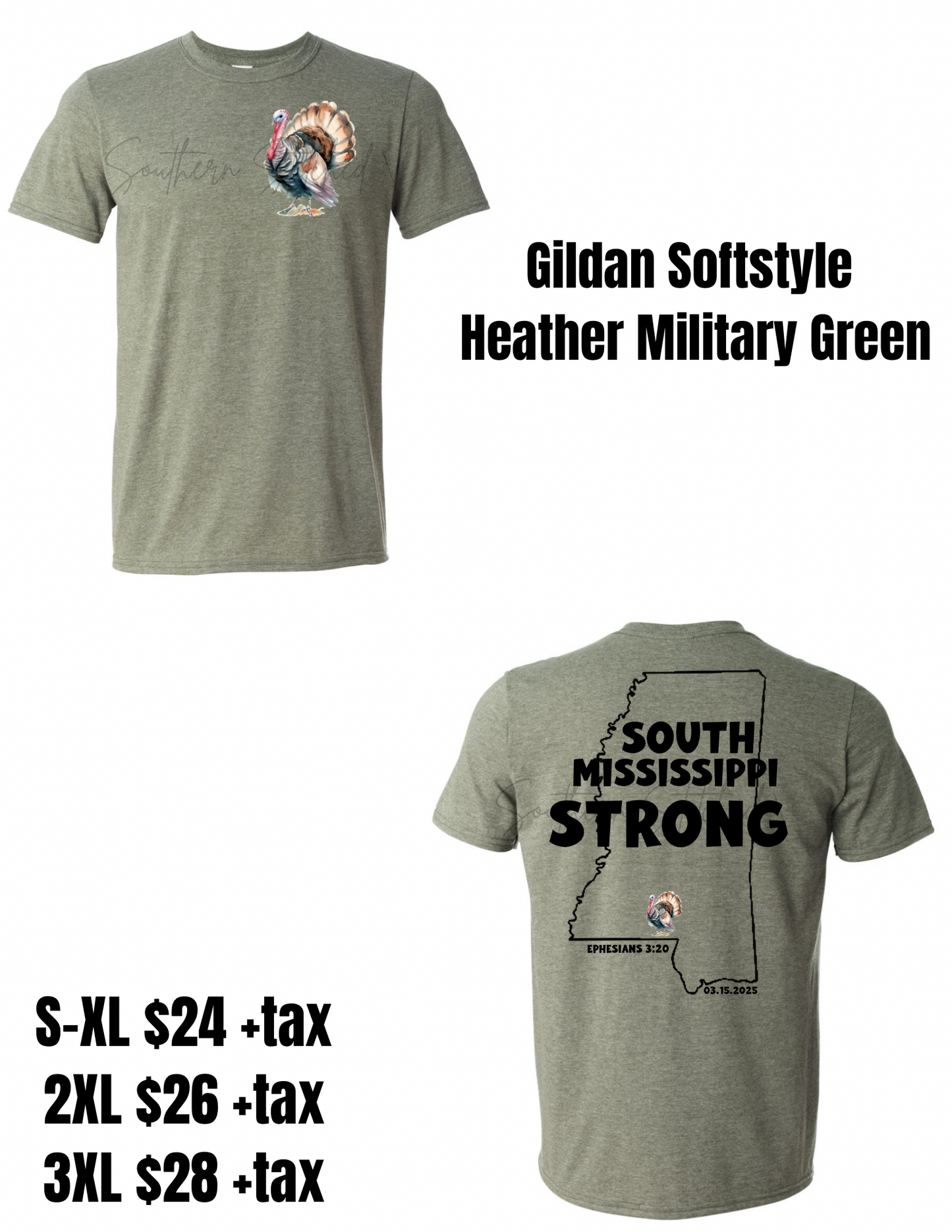 South MS Strong Gildan 2XL Turkey