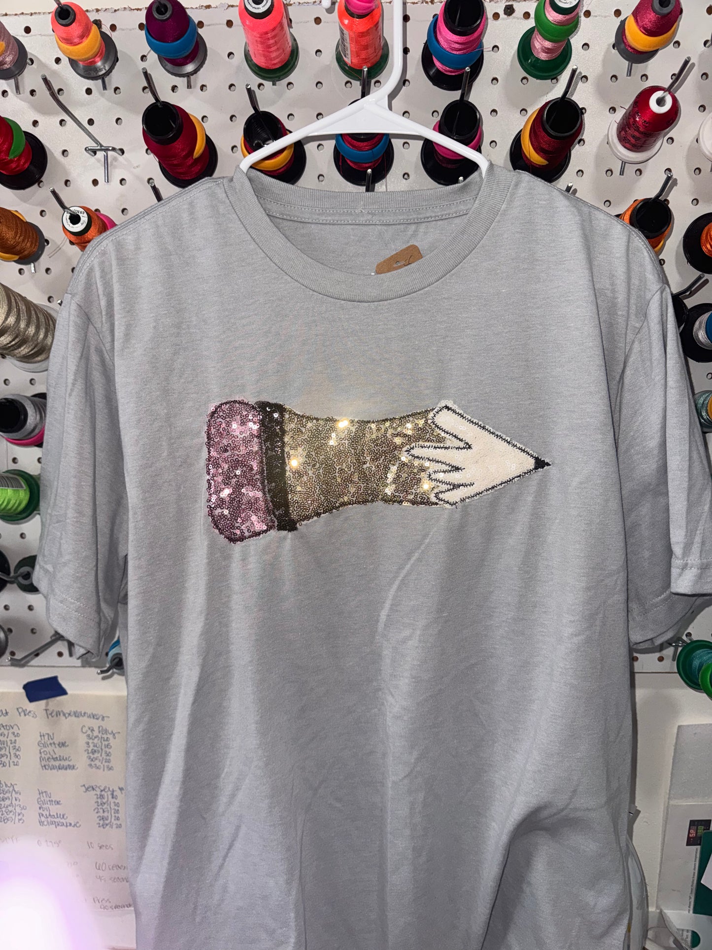 Glitter Appliqué Pencil