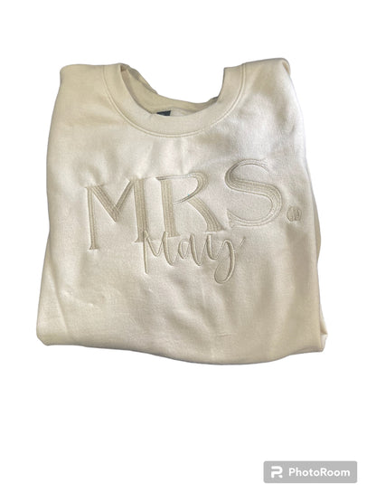 "Mrs." sweatshirt