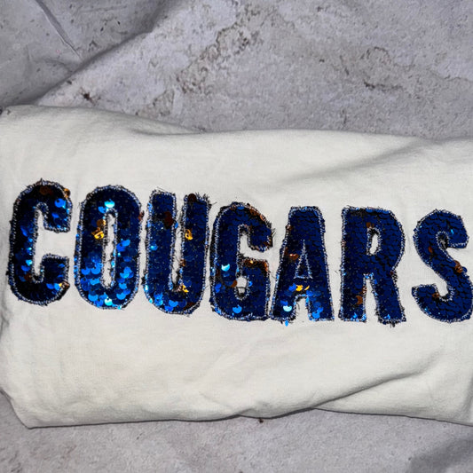 Cougars Block Appliqué