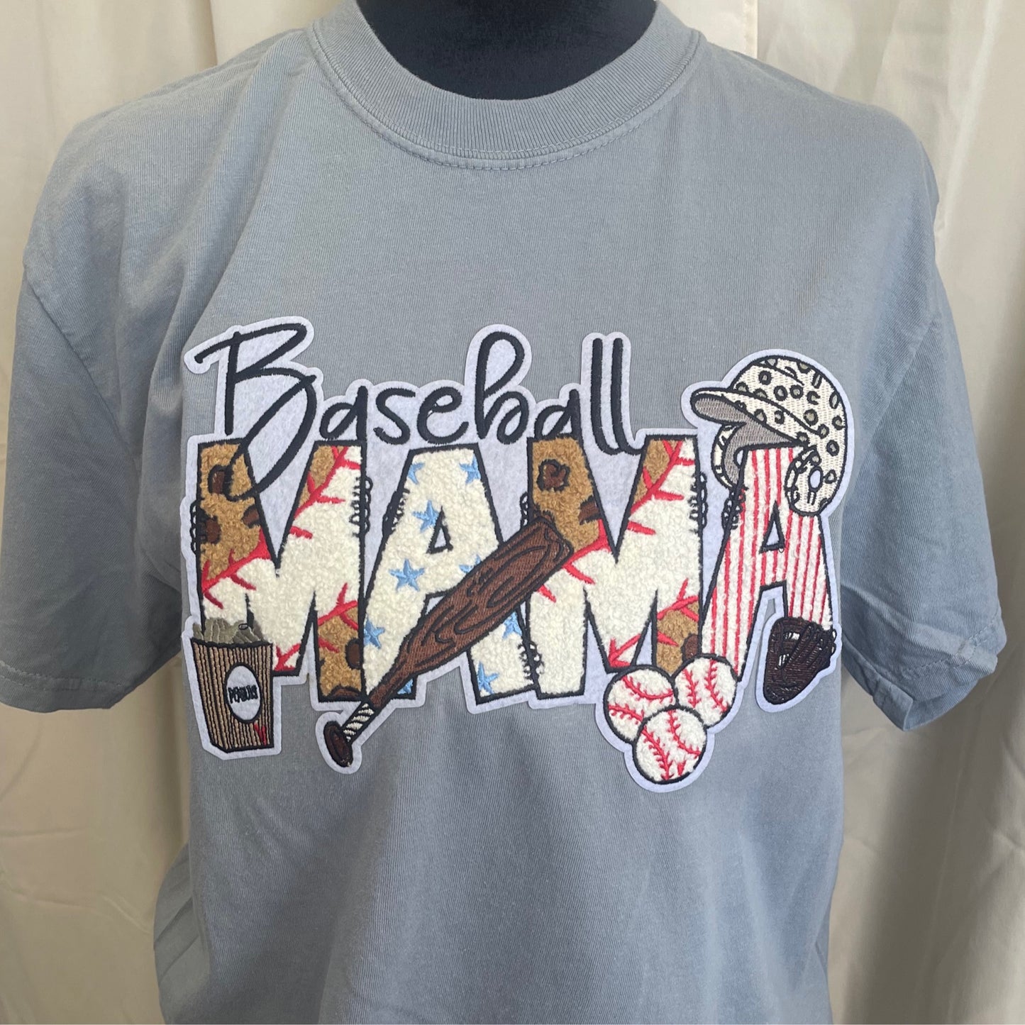 Baseball Mama Patch