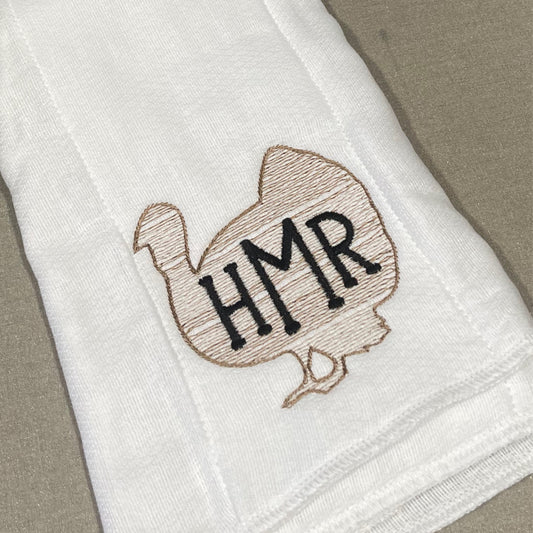 Burp Cloth Monogram